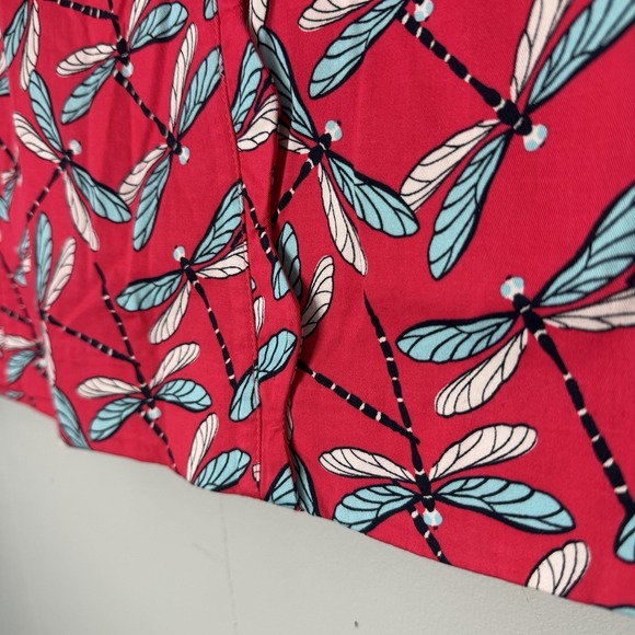 Crown & Ivy Skort Skirt Dragonfly Print Women's Size 12 Super Cute - Picture 2 of 4